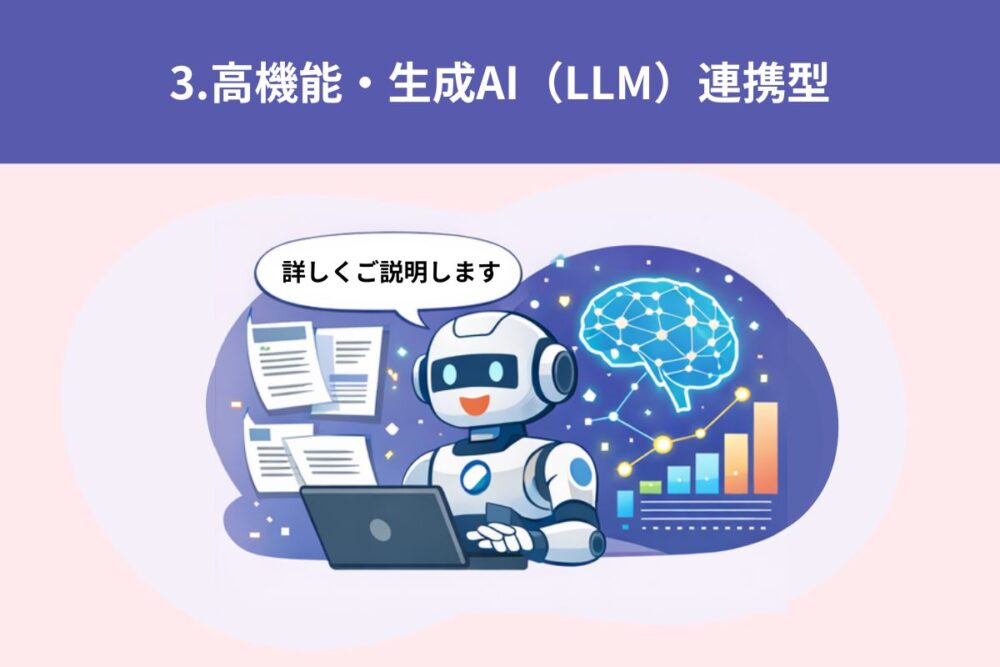 高機能・生成AI（LLM）連携型AIチャットボット