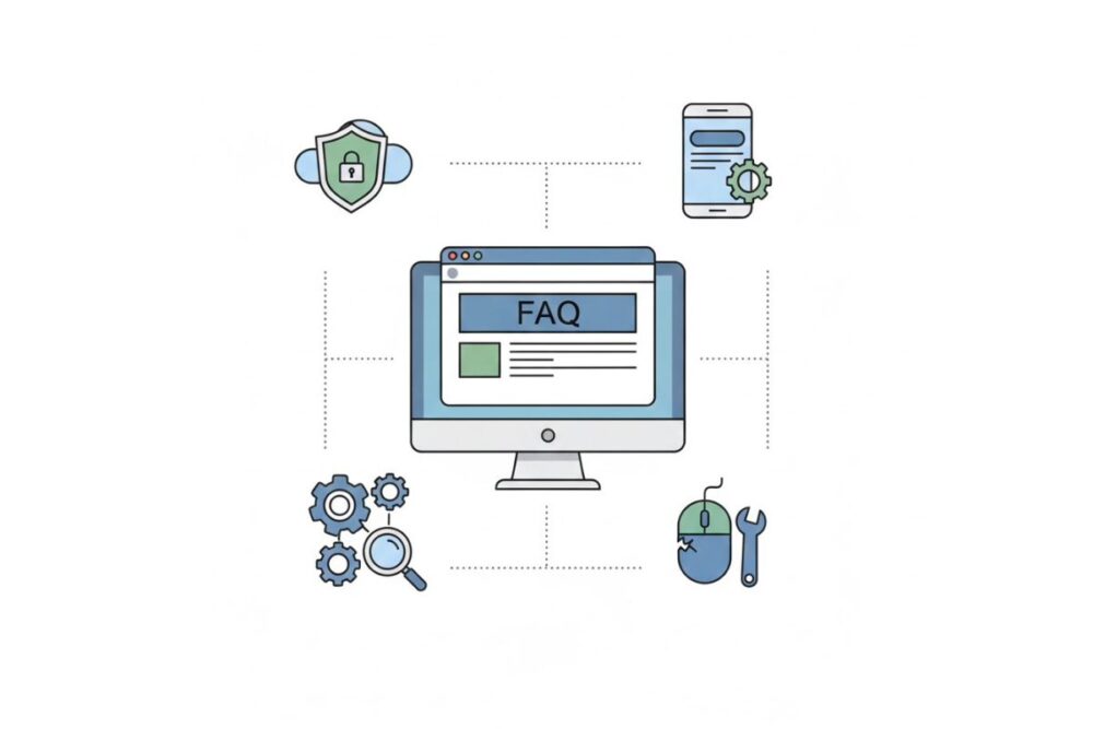  SaaS・IT製品向けFAQのイメージ画像