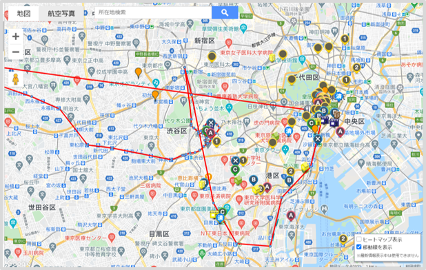 ポスティング事例 ルート自動記録.png