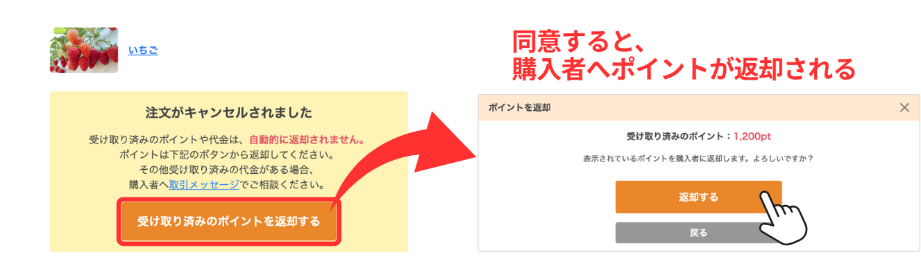  LC_ファーマーズ_注文をキャンセルする_購入者_受け取り済みのポイントを返却する.png