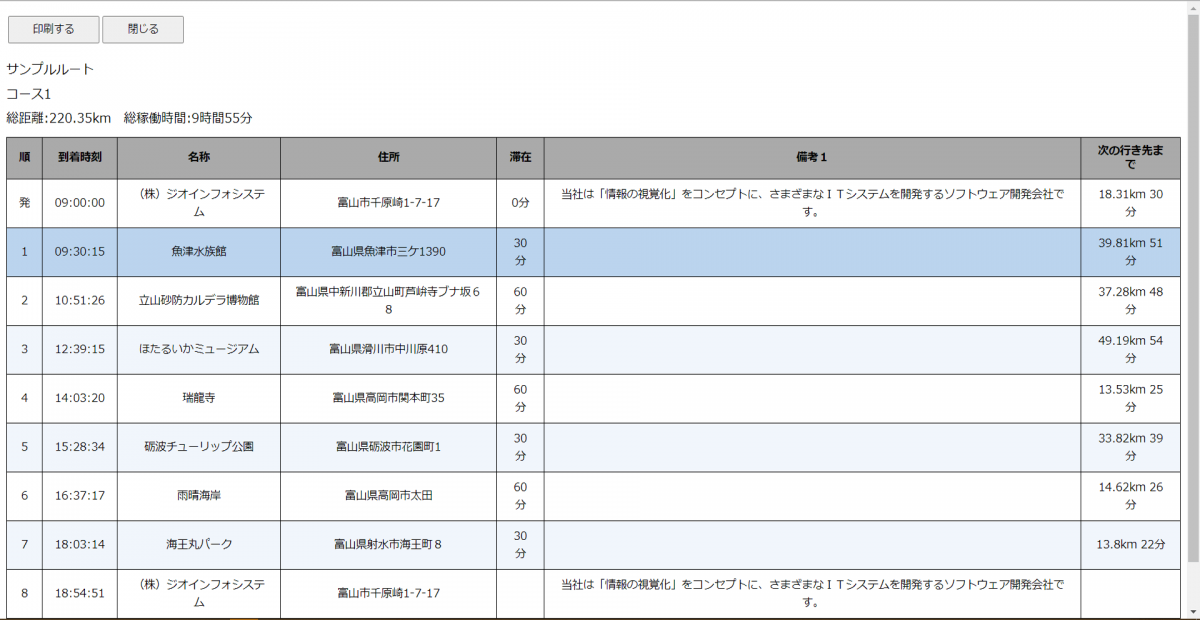 12.作成したルートやコースのリストを印刷する _ GuRuttoヘルプページ-1.png